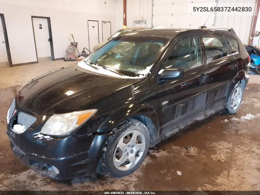 5Y2SL65837Z442830 2007 Pontiac Vibe