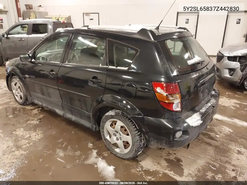 5Y2SL65837Z442830 2007 Pontiac Vibe