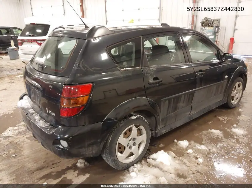 5Y2SL65837Z442830 2007 Pontiac Vibe