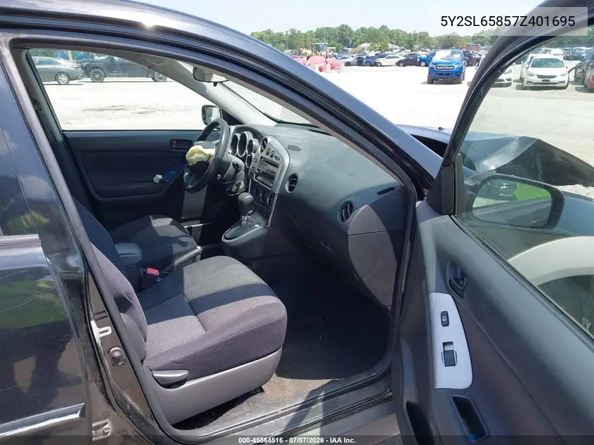 2007 Pontiac Vibe VIN: 5Y2SL65857Z401695 Lot: 45564516