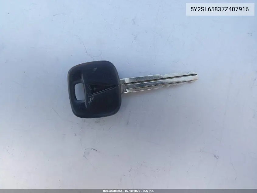 2007 Pontiac Vibe VIN: 5Y2SL65837Z407916 Lot: 45608854