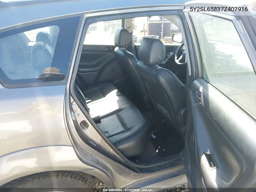 2007 Pontiac Vibe VIN: 5Y2SL65837Z407916 Lot: 45608854
