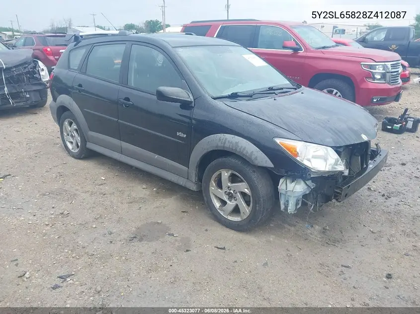 2008 Pontiac Vibe VIN: 5Y2SL65828Z412087 Lot: 45323077