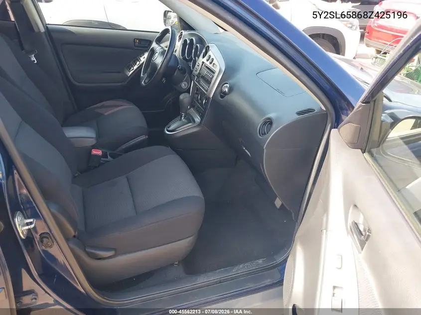 2008 Pontiac Vibe VIN: 5Y2SL65868Z425196 Lot: 45562213