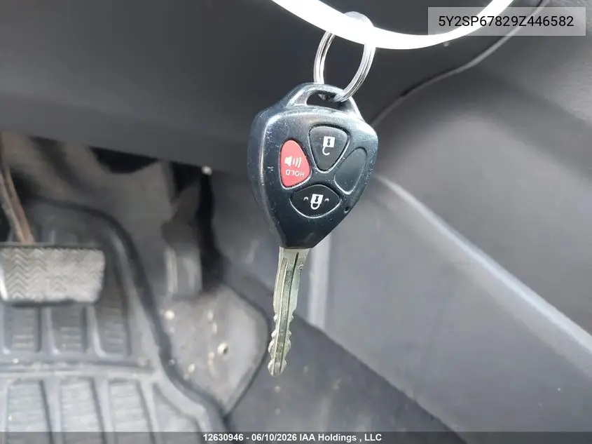 2009 Pontiac Vibe VIN: 5Y2SP67829Z446582 Lot: 12630946