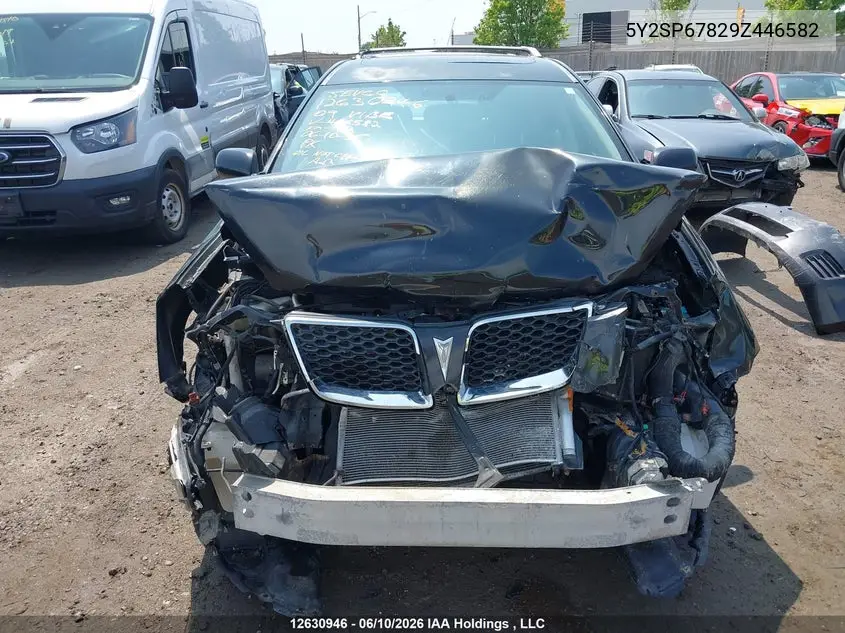2009 Pontiac Vibe VIN: 5Y2SP67829Z446582 Lot: 12630946