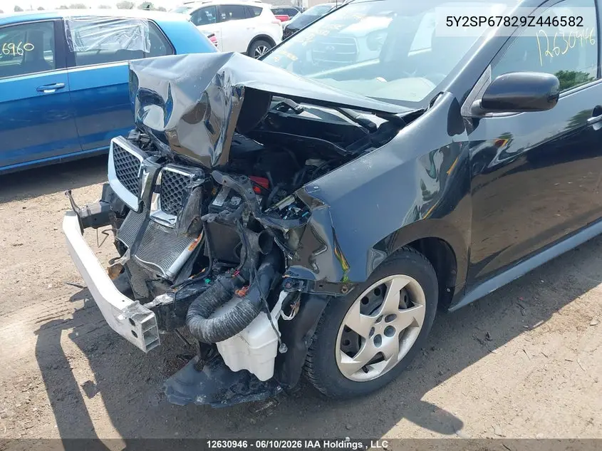 2009 Pontiac Vibe VIN: 5Y2SP67829Z446582 Lot: 12630946