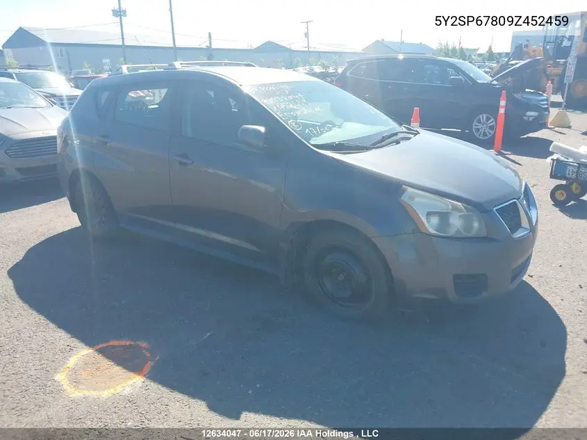 2009 Pontiac Vibe VIN: 5Y2SP67809Z452459 Lot: 12634047