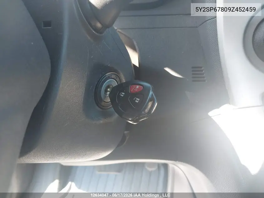 2009 Pontiac Vibe VIN: 5Y2SP67809Z452459 Lot: 12634047