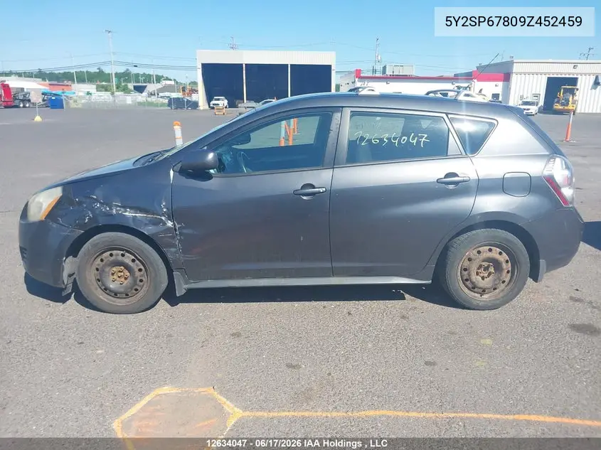 2009 Pontiac Vibe VIN: 5Y2SP67809Z452459 Lot: 12634047