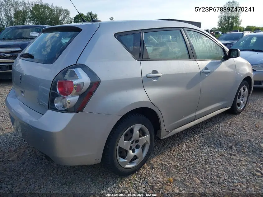 2009 Pontiac Vibe VIN: 5Y2SP67889Z470241 Lot: 45210948