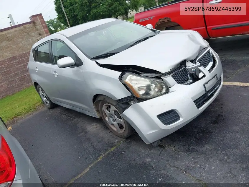 2009 Pontiac Vibe VIN: 5Y2SP67869Z445399 Lot: 45224657