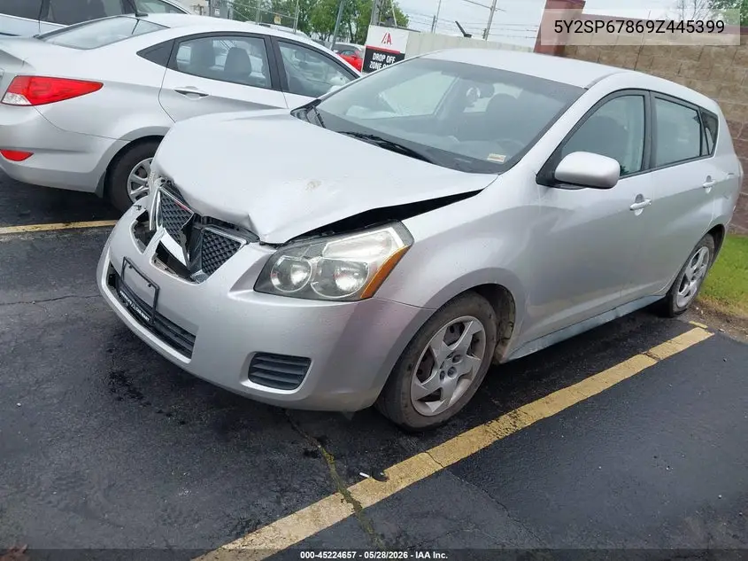 2009 Pontiac Vibe VIN: 5Y2SP67869Z445399 Lot: 45224657