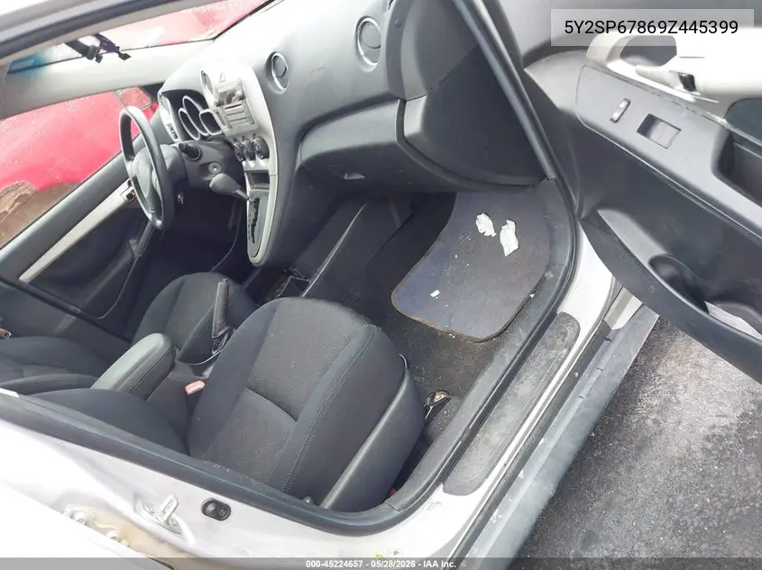 2009 Pontiac Vibe VIN: 5Y2SP67869Z445399 Lot: 45224657
