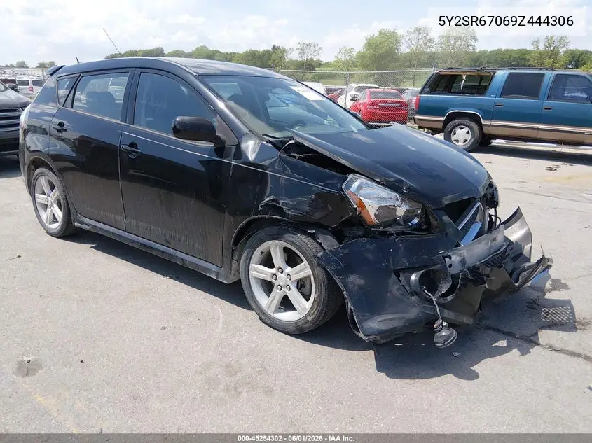 2009 Pontiac Vibe Gt VIN: 5Y2SR67069Z444306 Lot: 45254302