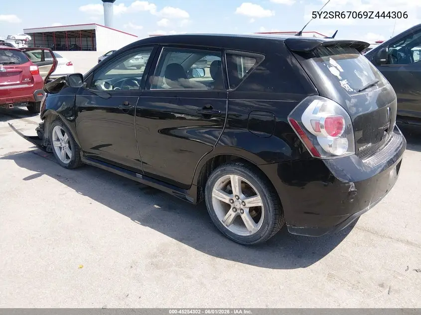 2009 Pontiac Vibe Gt VIN: 5Y2SR67069Z444306 Lot: 45254302