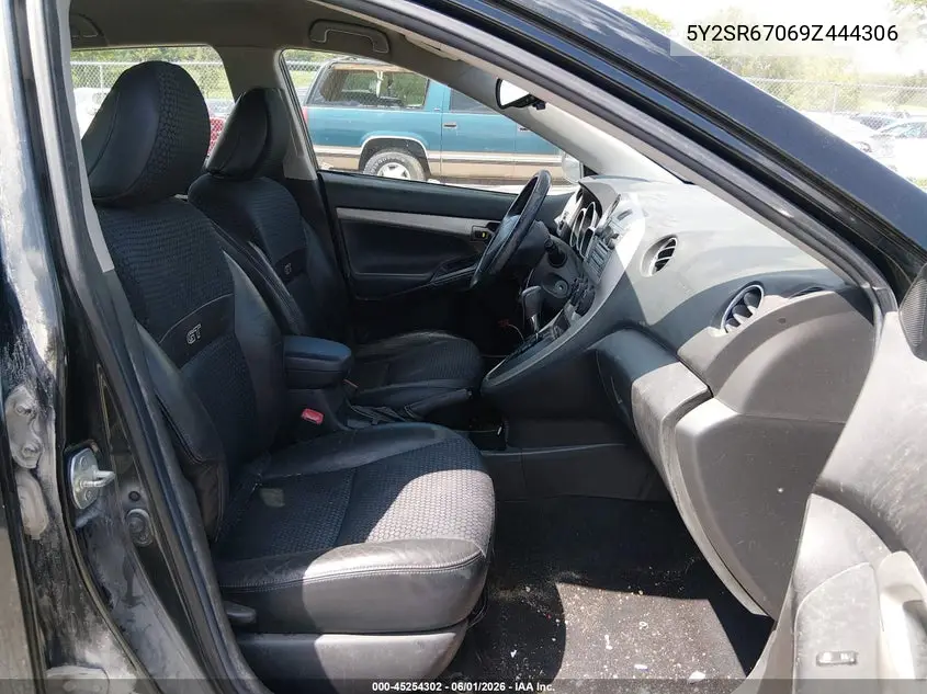 2009 Pontiac Vibe Gt VIN: 5Y2SR67069Z444306 Lot: 45254302