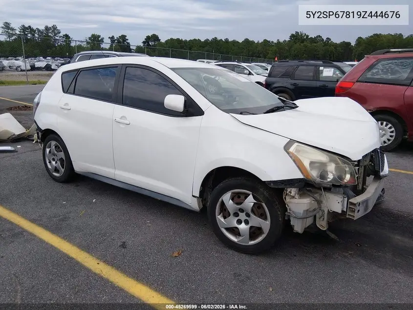 2009 Pontiac Vibe VIN: 5Y2SP67819Z444676 Lot: 45269599