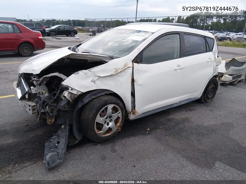 2009 Pontiac Vibe VIN: 5Y2SP67819Z444676 Lot: 45269599