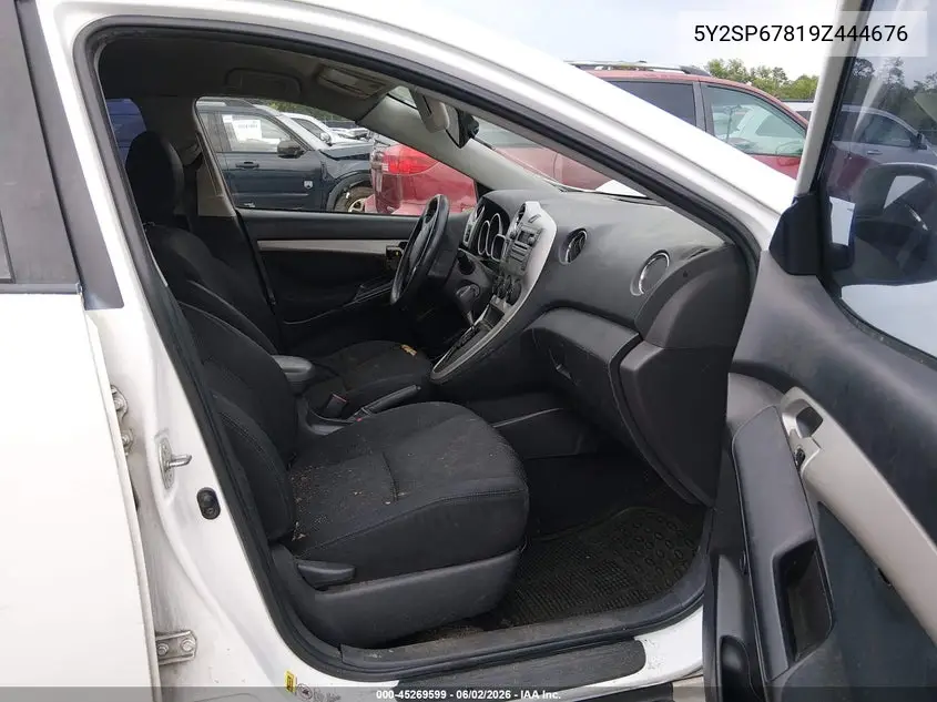 2009 Pontiac Vibe VIN: 5Y2SP67819Z444676 Lot: 45269599