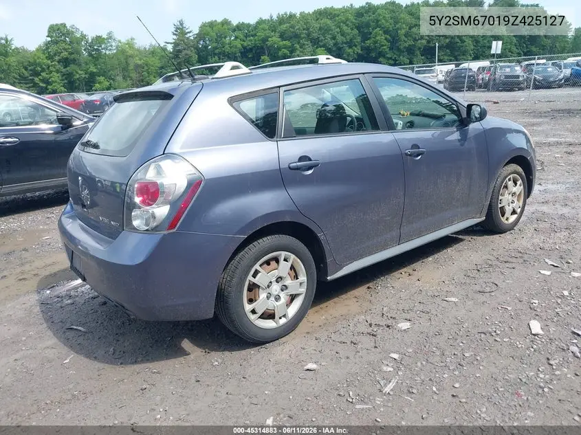 2009 Pontiac Vibe VIN: 5Y2SM67019Z425127 Lot: 45314883