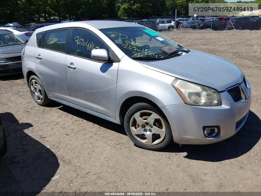 2009 Pontiac Vibe VIN: 5Y2SP67859Z449413 Lot: 45330469