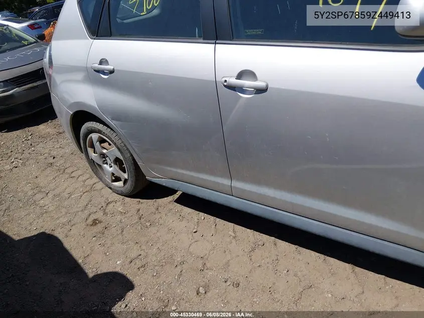 2009 Pontiac Vibe VIN: 5Y2SP67859Z449413 Lot: 45330469