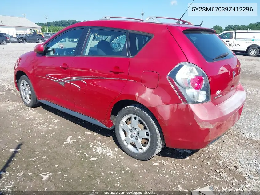 2009 Pontiac Vibe VIN: 5Y2SM67039Z412296 Lot: 45351790