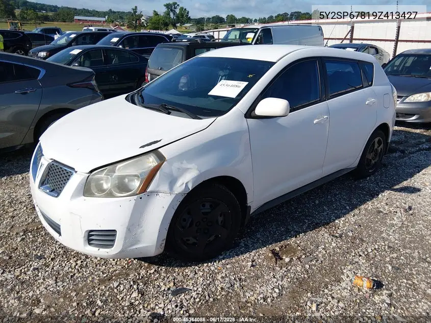 2009 Pontiac Vibe VIN: 5Y2SP67819Z413427 Lot: 45364086
