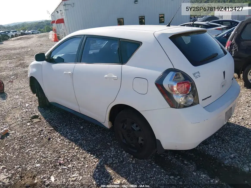 2009 Pontiac Vibe VIN: 5Y2SP67819Z413427 Lot: 45364086
