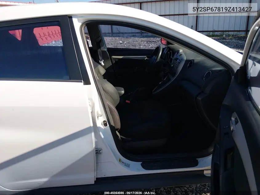2009 Pontiac Vibe VIN: 5Y2SP67819Z413427 Lot: 45364086