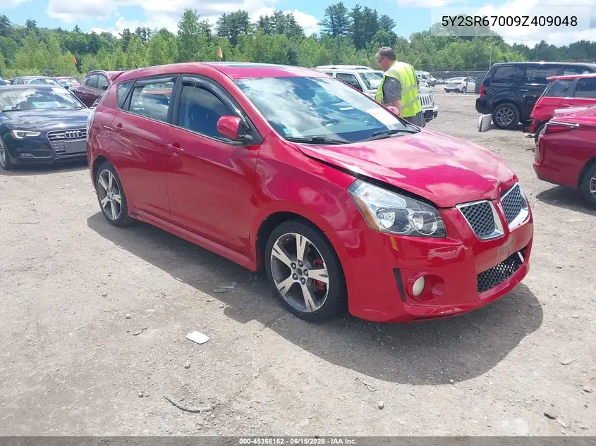 2009 Pontiac Vibe Gt VIN: 5Y2SR67009Z409048 Lot: 45368162