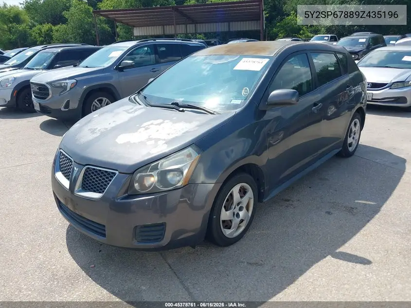 2009 Pontiac Vibe VIN: 5Y2SP67889Z435196 Lot: 45378761