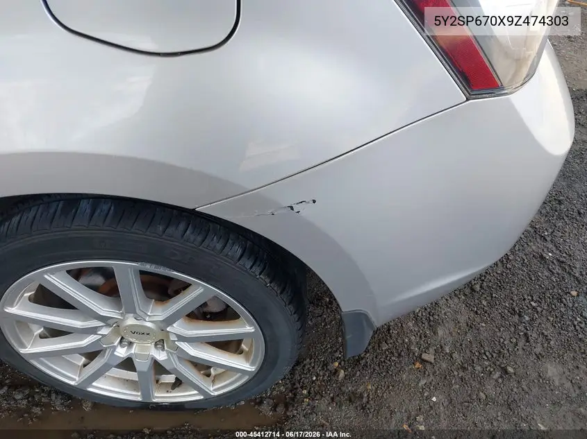 2009 Pontiac Vibe VIN: 5Y2SP670X9Z474303 Lot: 45412714