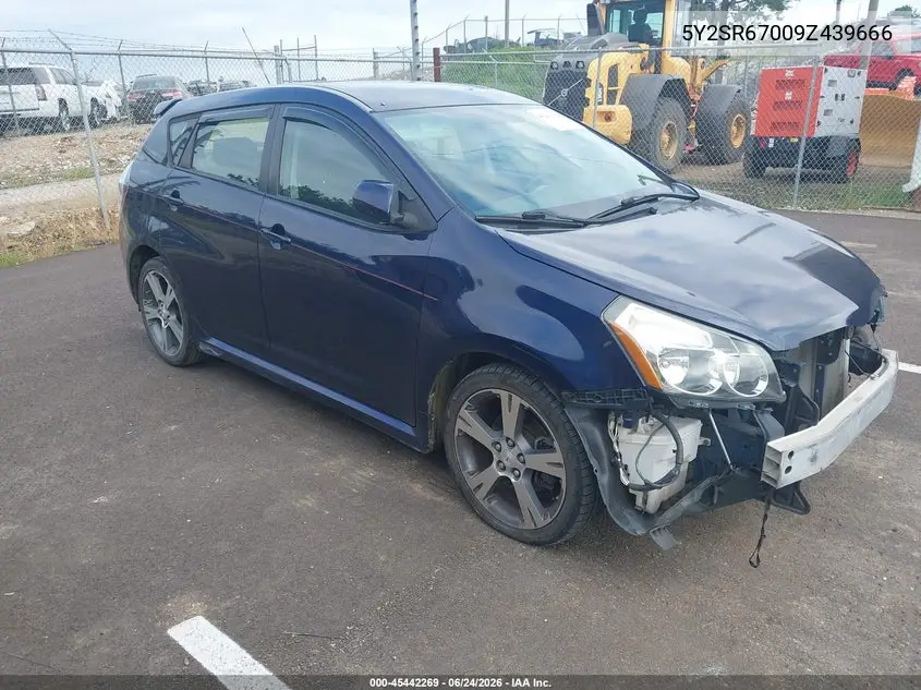 2009 Pontiac Vibe Gt VIN: 5Y2SR67009Z439666 Lot: 45442269