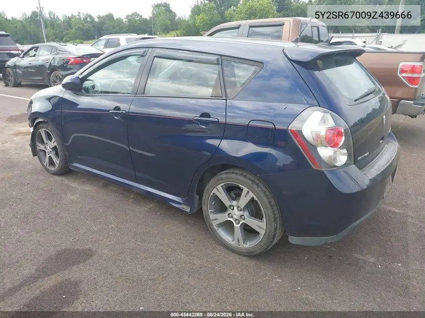 2009 Pontiac Vibe Gt VIN: 5Y2SR67009Z439666 Lot: 45442269