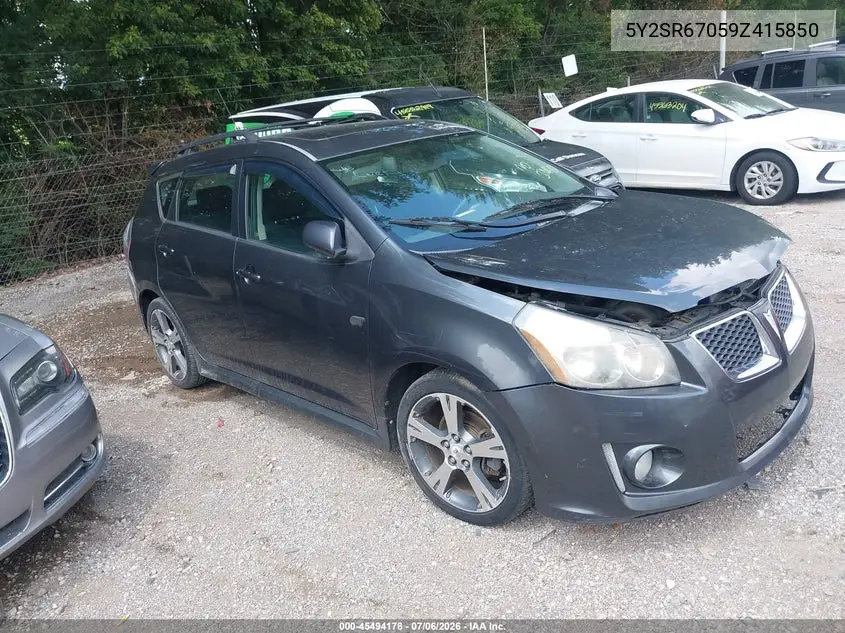 2009 Pontiac Vibe Gt VIN: 5Y2SR67059Z415850 Lot: 45494178