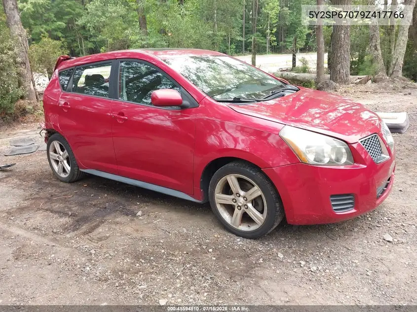 2009 Pontiac Vibe VIN: 5Y2SP67079Z417766 Lot: 45594810