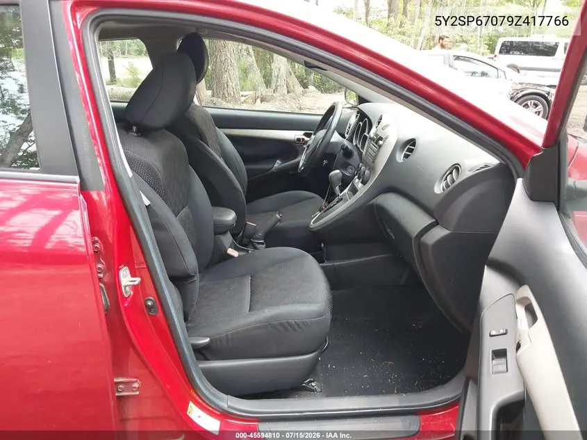2009 Pontiac Vibe VIN: 5Y2SP67079Z417766 Lot: 45594810