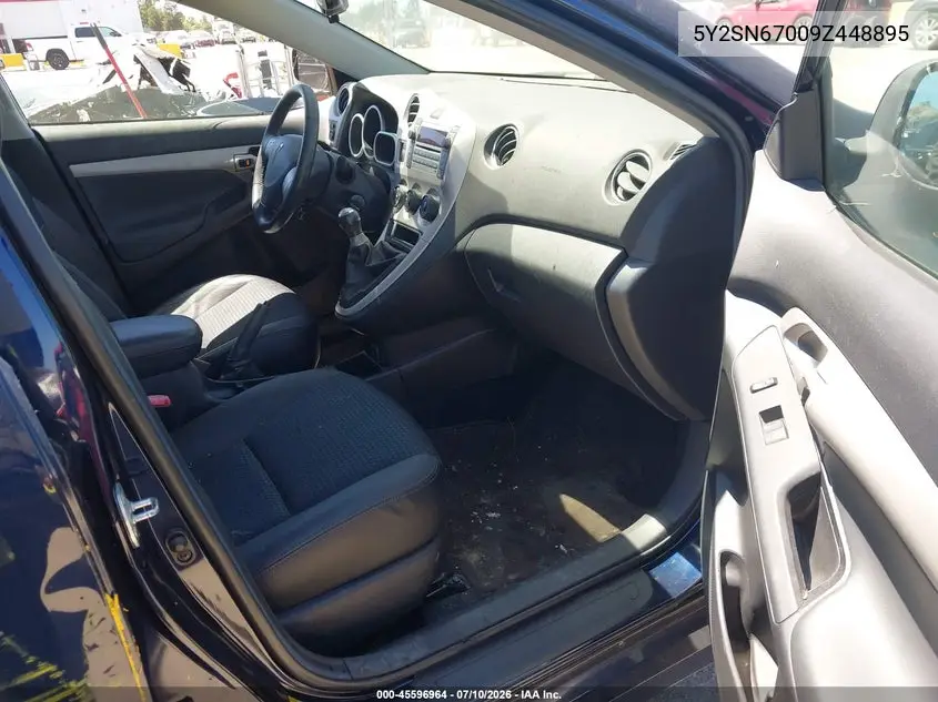 2009 Pontiac Vibe Gt VIN: 5Y2SN67009Z448895 Lot: 45596964