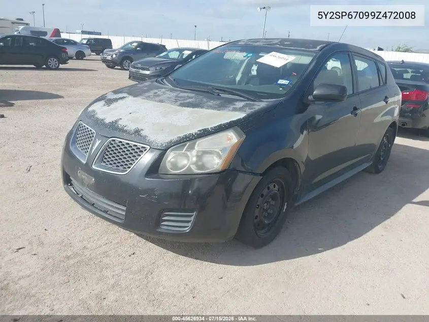 2009 Pontiac Vibe VIN: 5Y2SP67099Z472008 Lot: 45626934