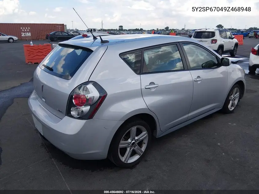 2009 Pontiac Vibe VIN: 5Y2SP67049Z468948 Lot: 45646692