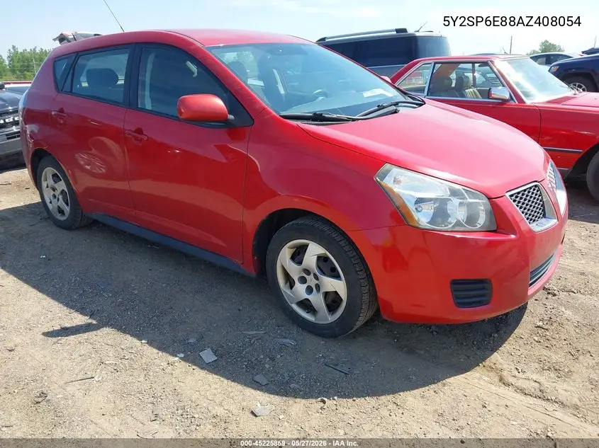 2010 Pontiac Vibe VIN: 5Y2SP6E88AZ408054 Lot: 45225859