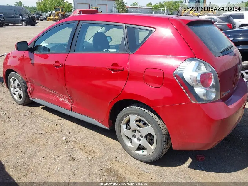 2010 Pontiac Vibe VIN: 5Y2SP6E88AZ408054 Lot: 45225859