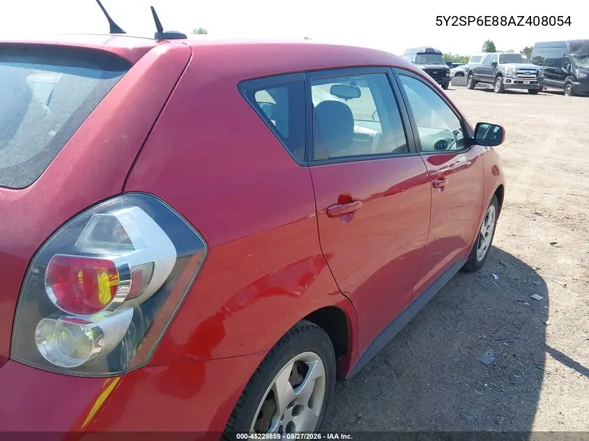 2010 Pontiac Vibe VIN: 5Y2SP6E88AZ408054 Lot: 45225859