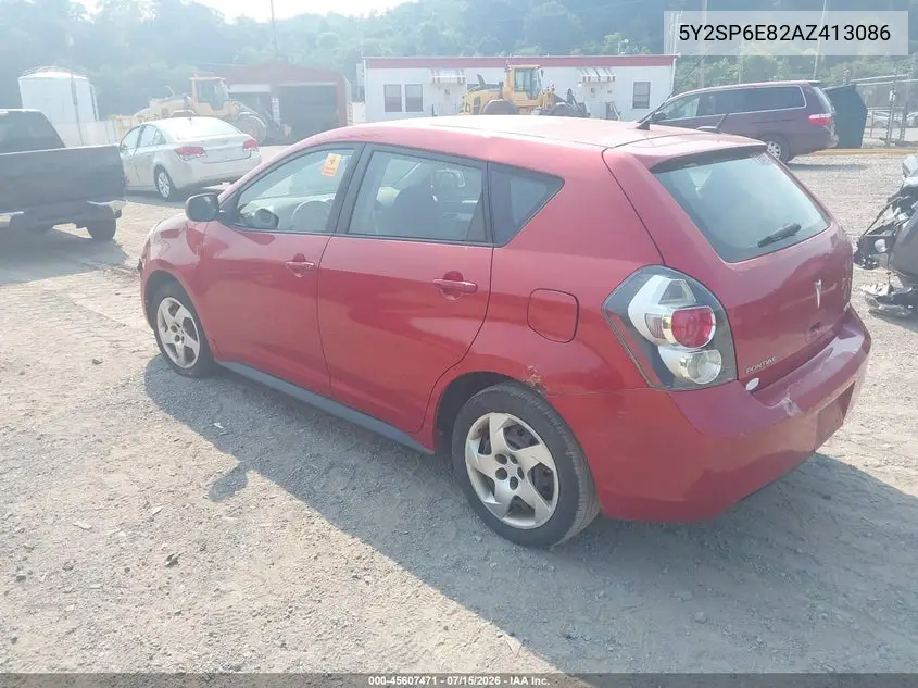 2010 Pontiac Vibe VIN: 5Y2SP6E82AZ413086 Lot: 45607471