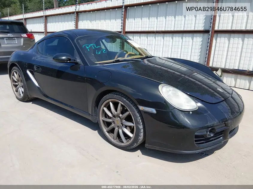 2006 Porsche Cayman S VIN: WP0AB29846U784655 Lot: 45277906
