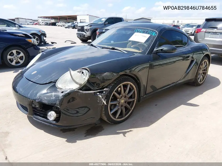 2006 Porsche Cayman S VIN: WP0AB29846U784655 Lot: 45277906