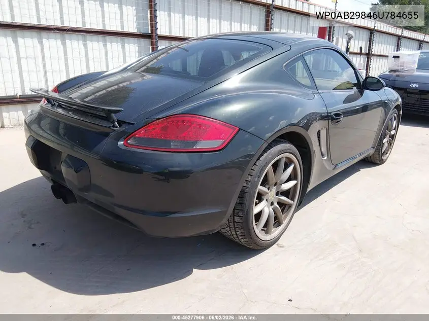 2006 Porsche Cayman S VIN: WP0AB29846U784655 Lot: 45277906