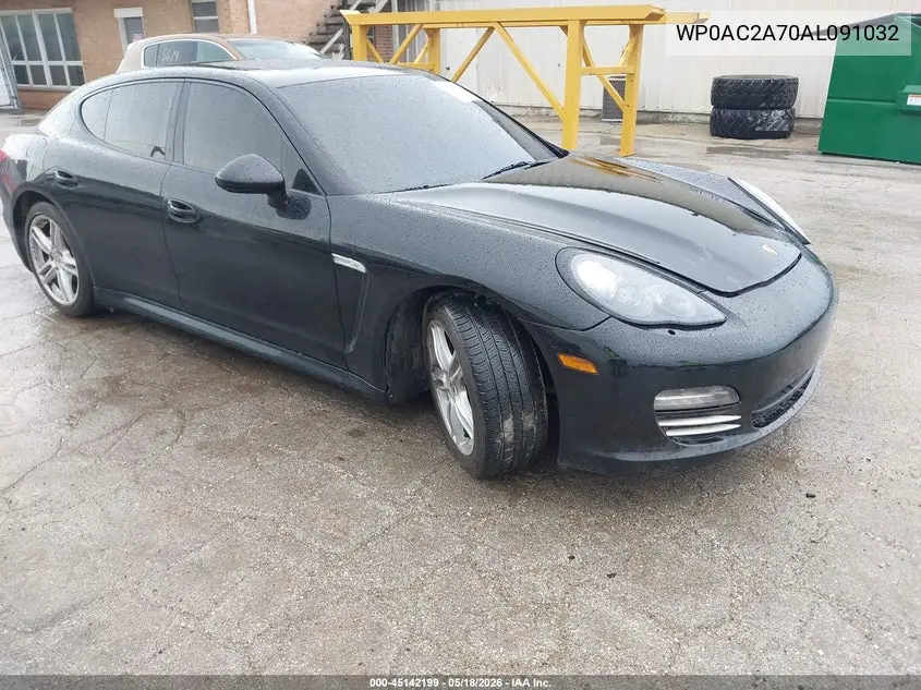 2010 Porsche Panamera Turbo VIN: WP0AC2A70AL091032 Lot: 45142199